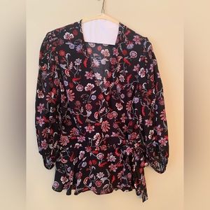 Banana Republic wrap blouse